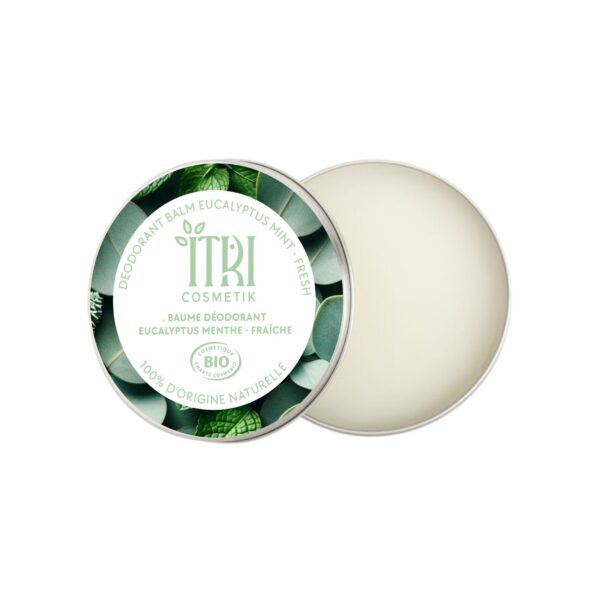 Déodorant naturel eucalyptus menthe en baume - protection longue durée et fraîcheur naturelle.